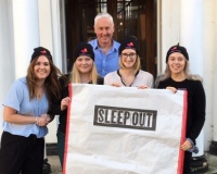 Clapham & Collinge Solicitors taking part in Norwich Sleep Out in support of The Benjamin Foundation