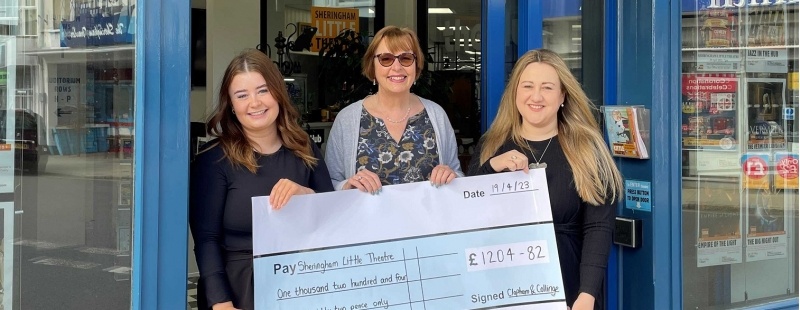 Clapham & Collinge contribute to three local Norfolk Charities